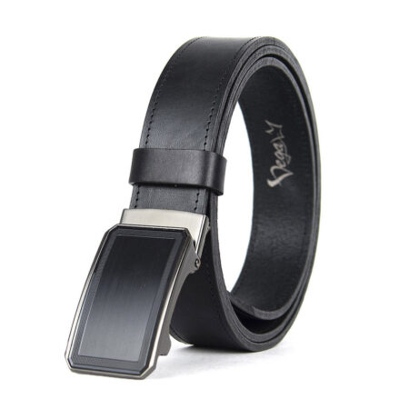 Luxusný kožený opasok s brzdou, šírka 3.5cm - POLISH
