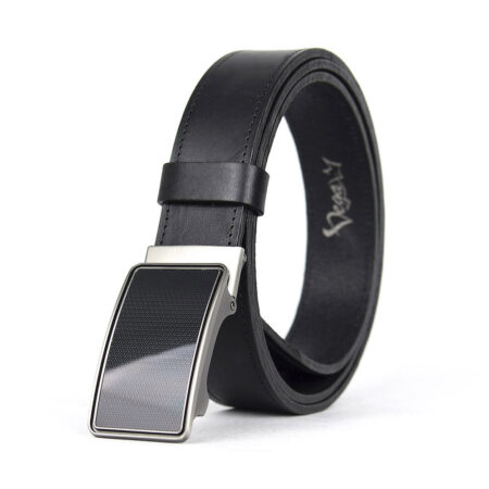 Luxusný kožený opasok s brzdou, šírka 3.5cm - VISION