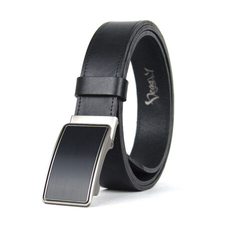 Luxusný kožený opasok s brzdou, šírka 3.5cm - GENTEEL