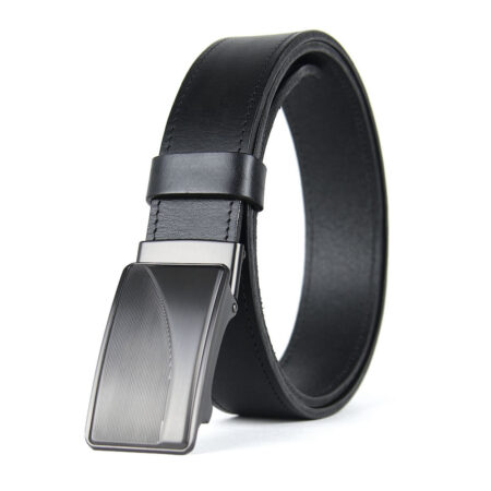 Opasok z pravej kože s brzdou, šírka 3.5cm - TITAN CURVE