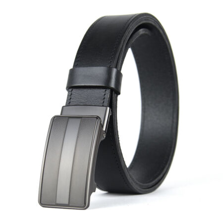 Opasok z pravej kože s brzdou, šírka 3.5cm - CARBON