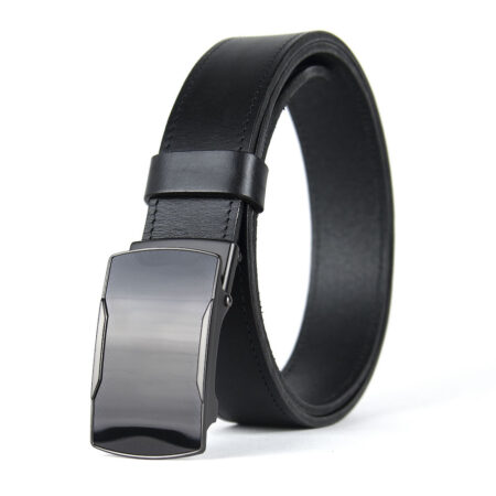 Opasok z pravej kože s brzdou, šírka 3.5cm - PHANTOM