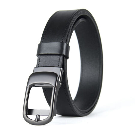 Opasok z pravej kože s brzdou, šírka 3.5cm - PEARL FLOW