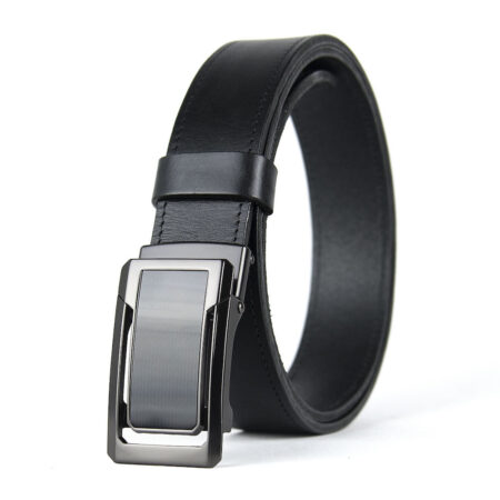 Opasok z pravej kože s brzdou, šírka 3.5cm - GRAPHITE CORE