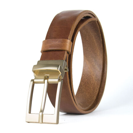 Kožený opasok s dezénom AURELIA, šírka 3.3cm, Slovenská výroba