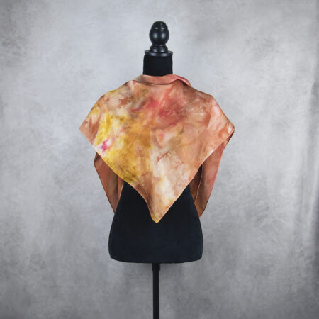 Luxusná hodvábna šatka LIMITED_328, Vyrobená na Slovensku, 90 x 90cm