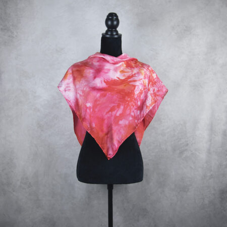 Luxusná hodvábna šatka LIMITED_332, Vyrobená na Slovensku, 90 x 90cm