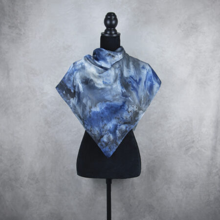 Luxusná hodvábna šatka LIMITED_340, Vyrobená na Slovensku, 90 x 90cm
